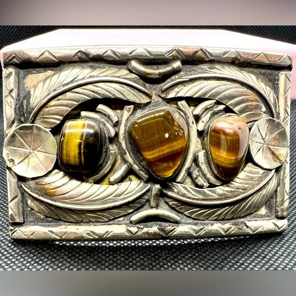 Accessories | Vintage Sterling Silver And Tigers Eye Belt 